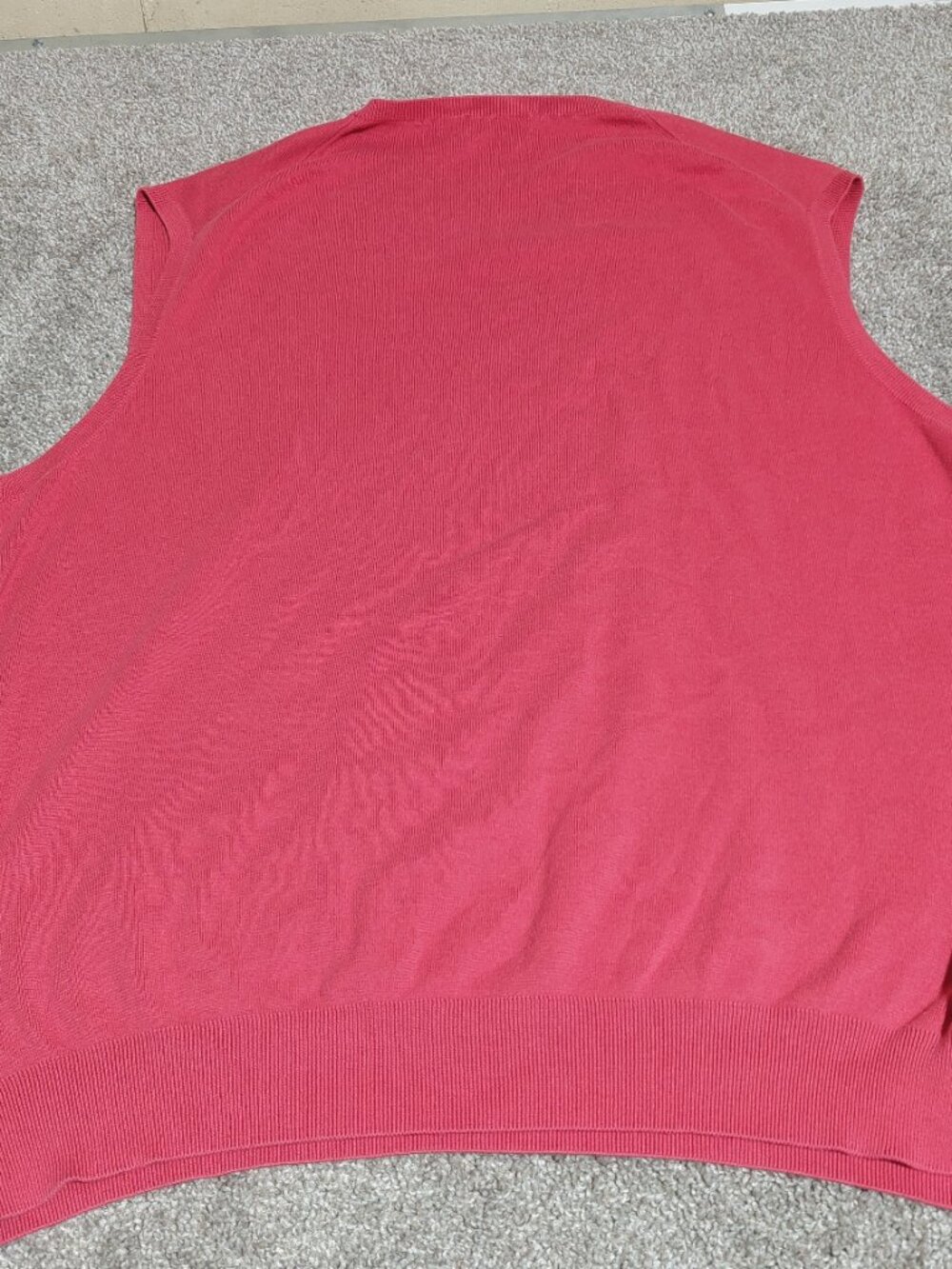 Polo Ralph Lauren 100% Pima cotton sweater vest Red size 3XLT - Picture 6 of 6